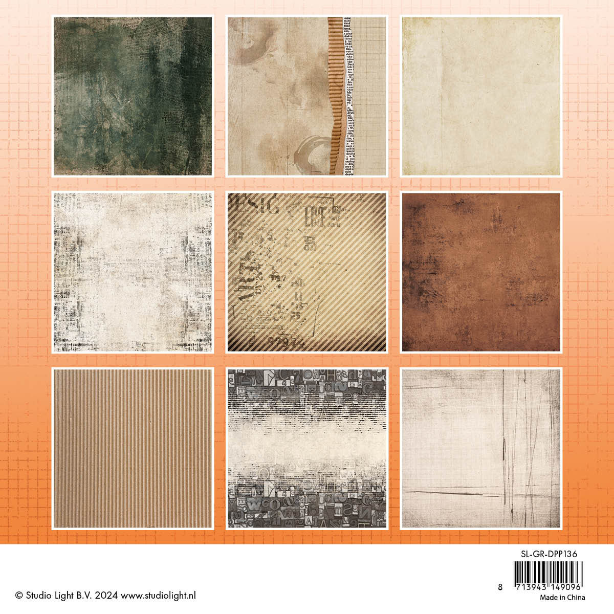 SL Paper Pad Vintage Papers Grunge Collection 36 SH