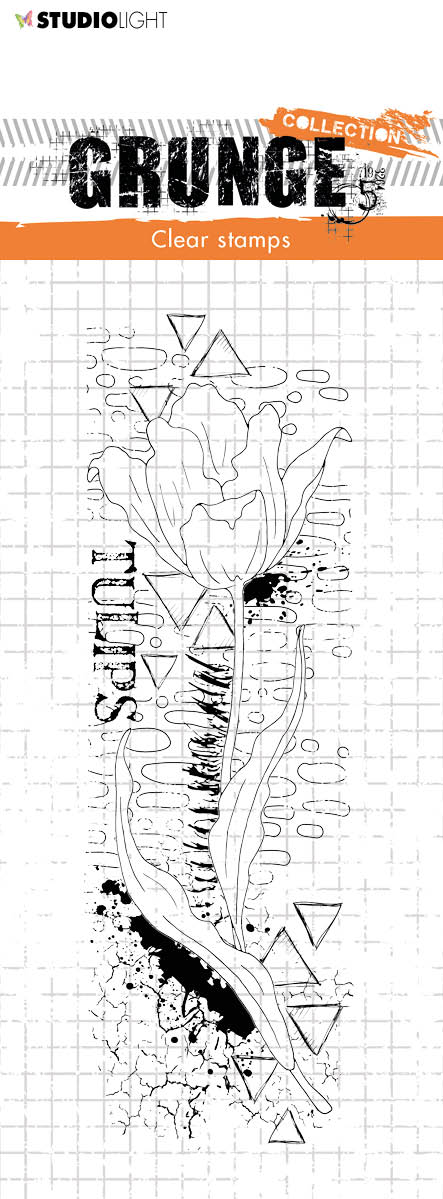 SL Clear Stamp Tulip Grunge Collection 148x52,2x3mm 1 PC nr.198