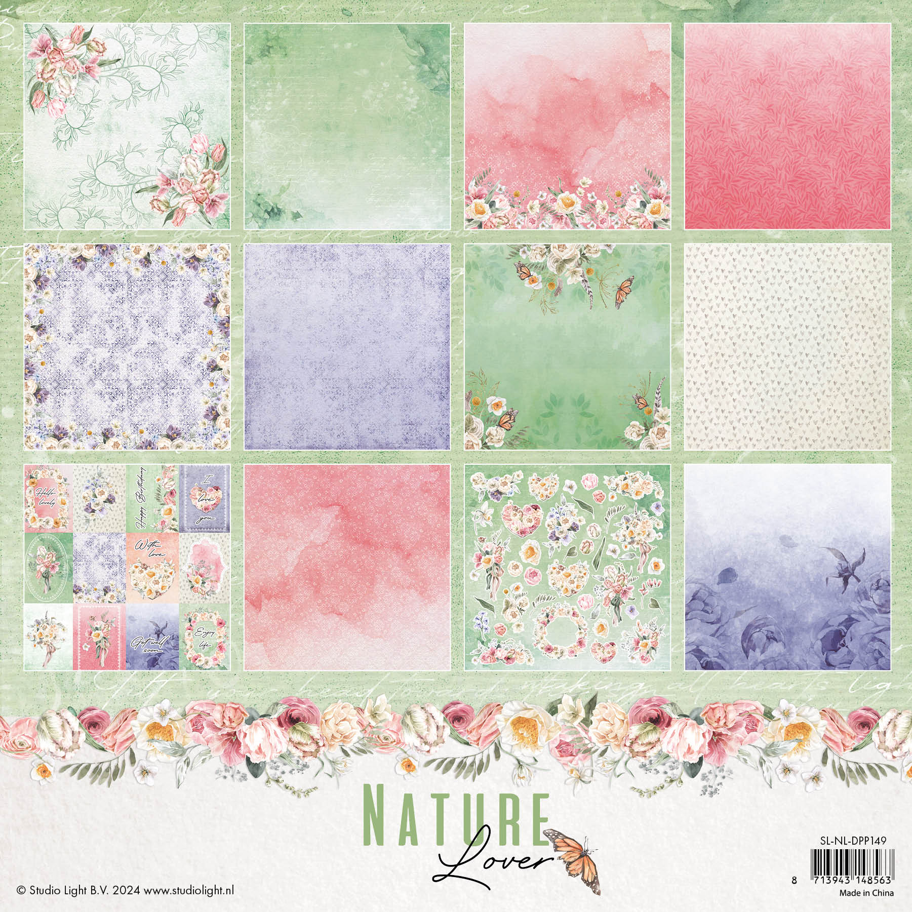 SL Designer Scrap Paper Pad Nature Lover