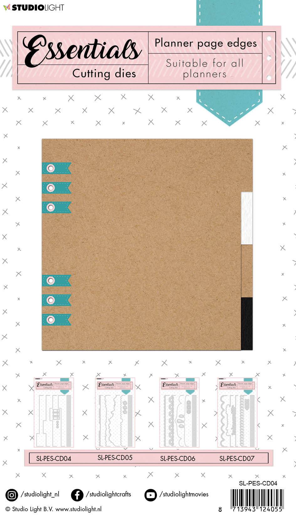 SL Cutting Die Borders page Planner Essentials 140x208mm nr.04