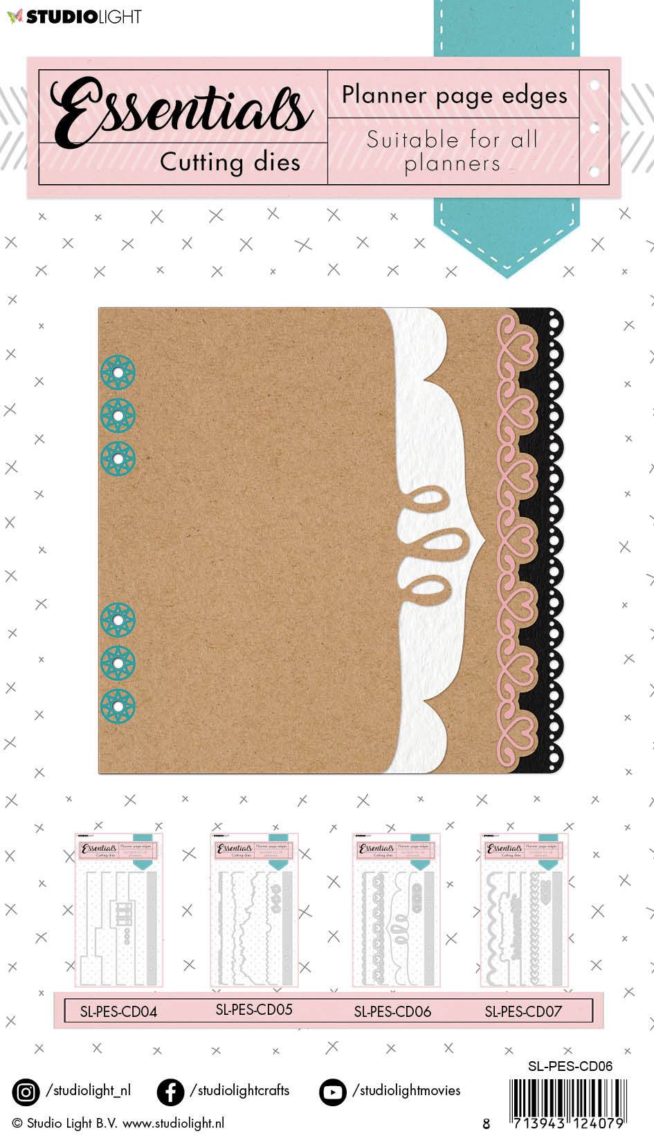 SL Cutting Die Borders page Planner Essentials 132x208mm nr.06