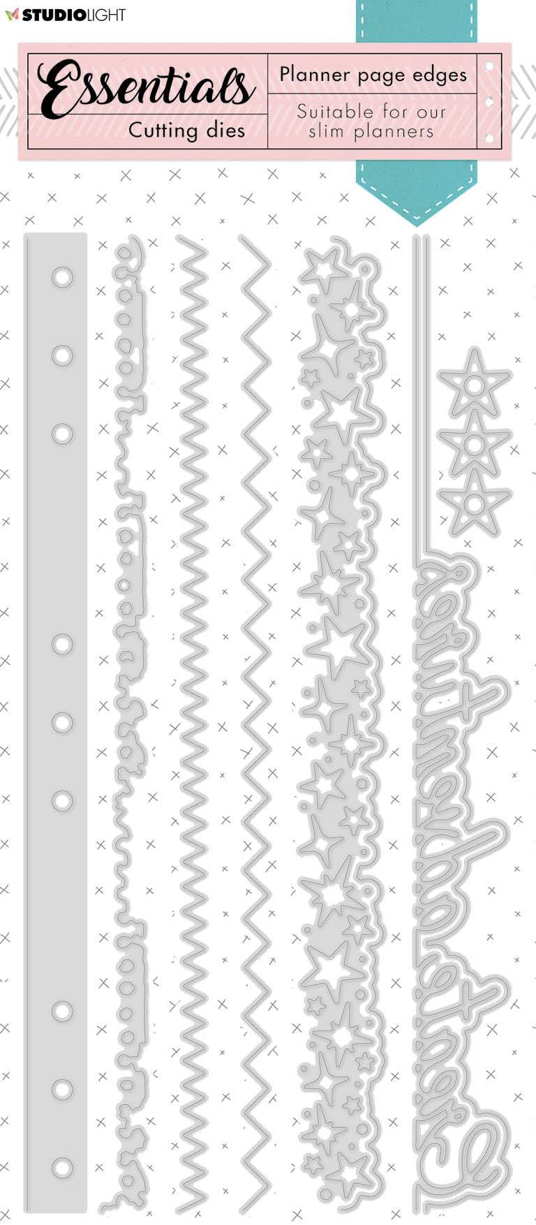 SL Cutting Die Edges Long Stars Planner Essentials 125x235x1mm 1 PC nr.109