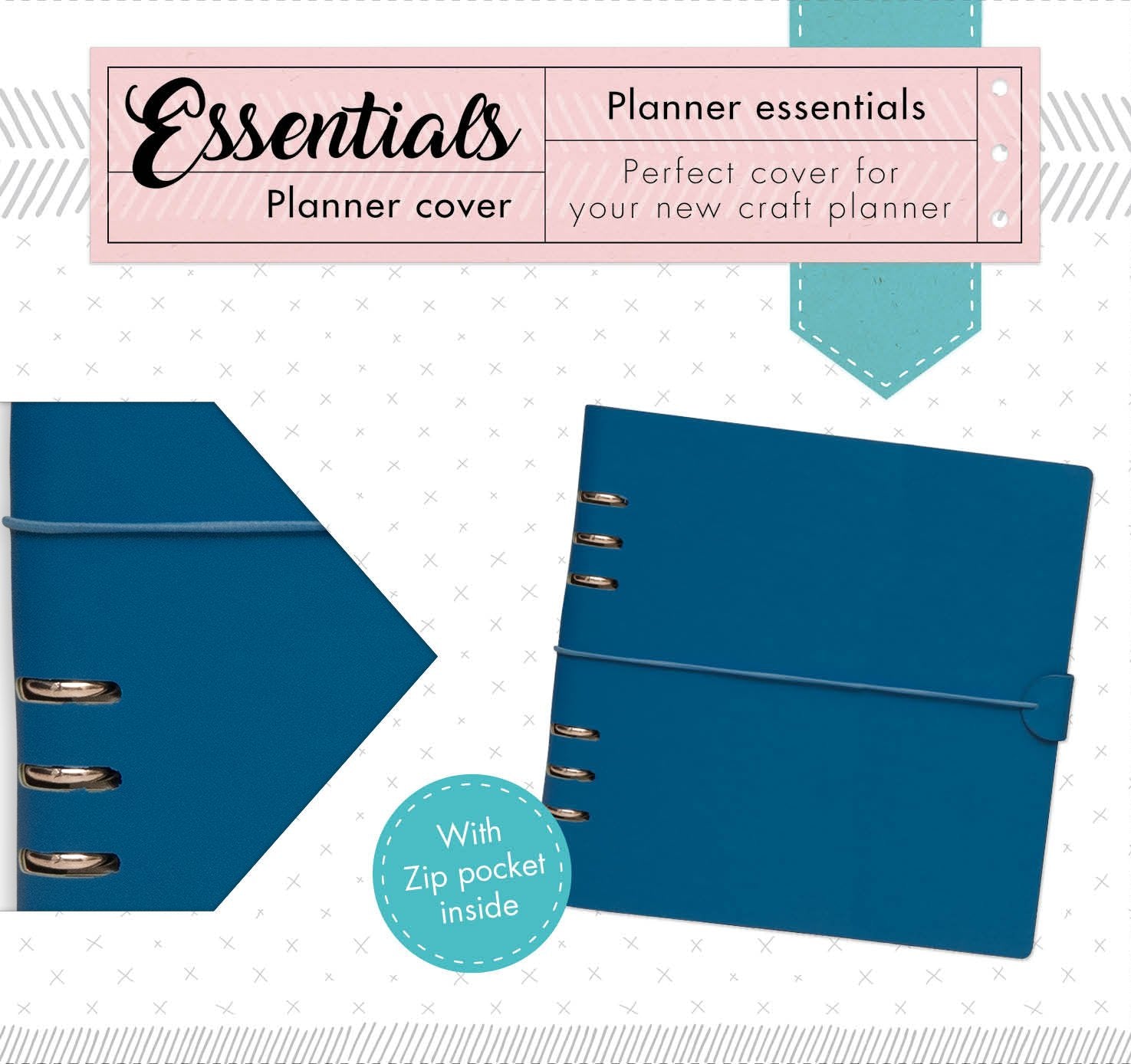 SL Planner Jeans blue Planner Essentials 240x230mm nr.01