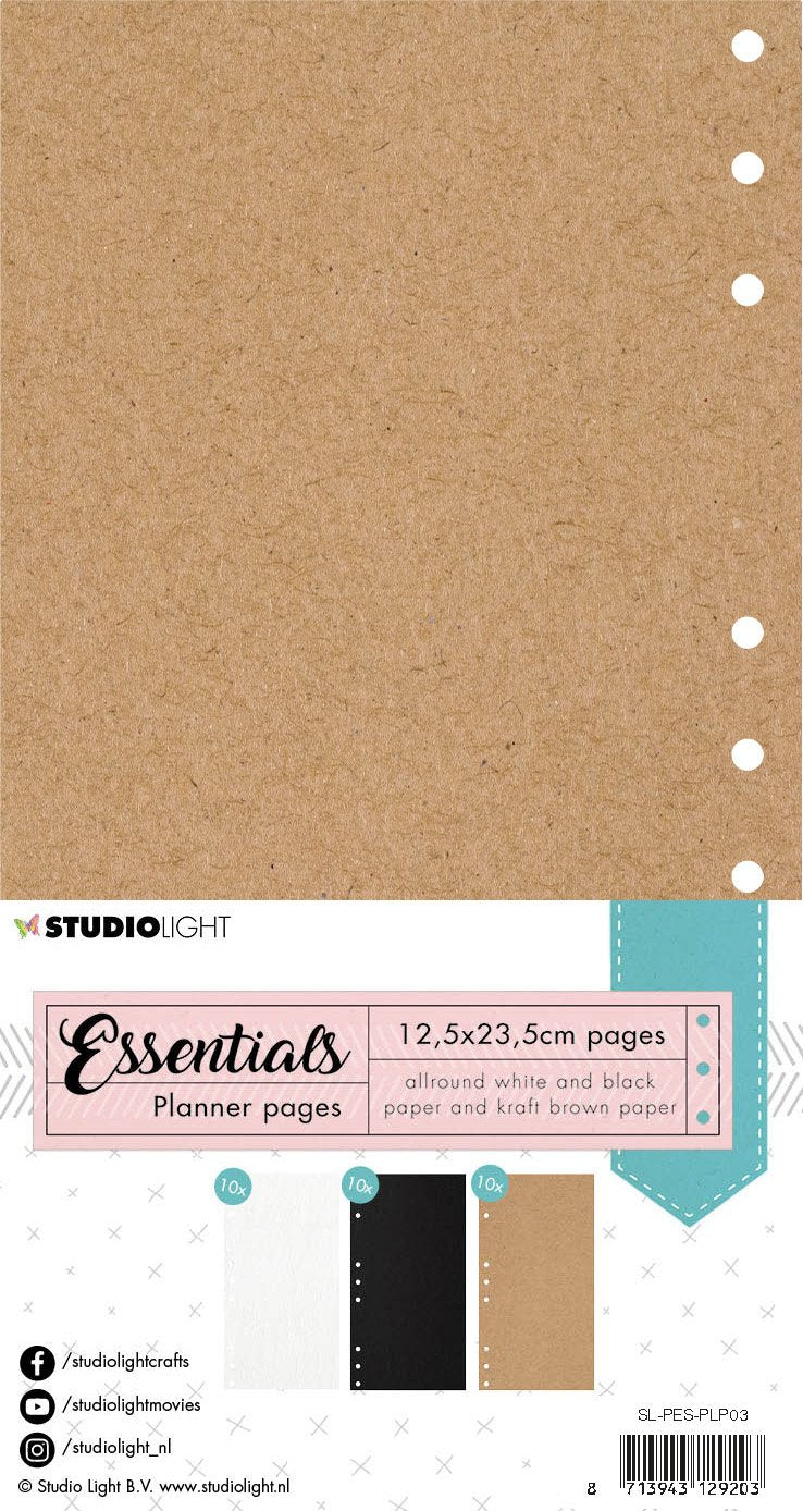 SL Planner Paper 3 Colors Planner Essentials 125x235x1mm 1 PC nr.03