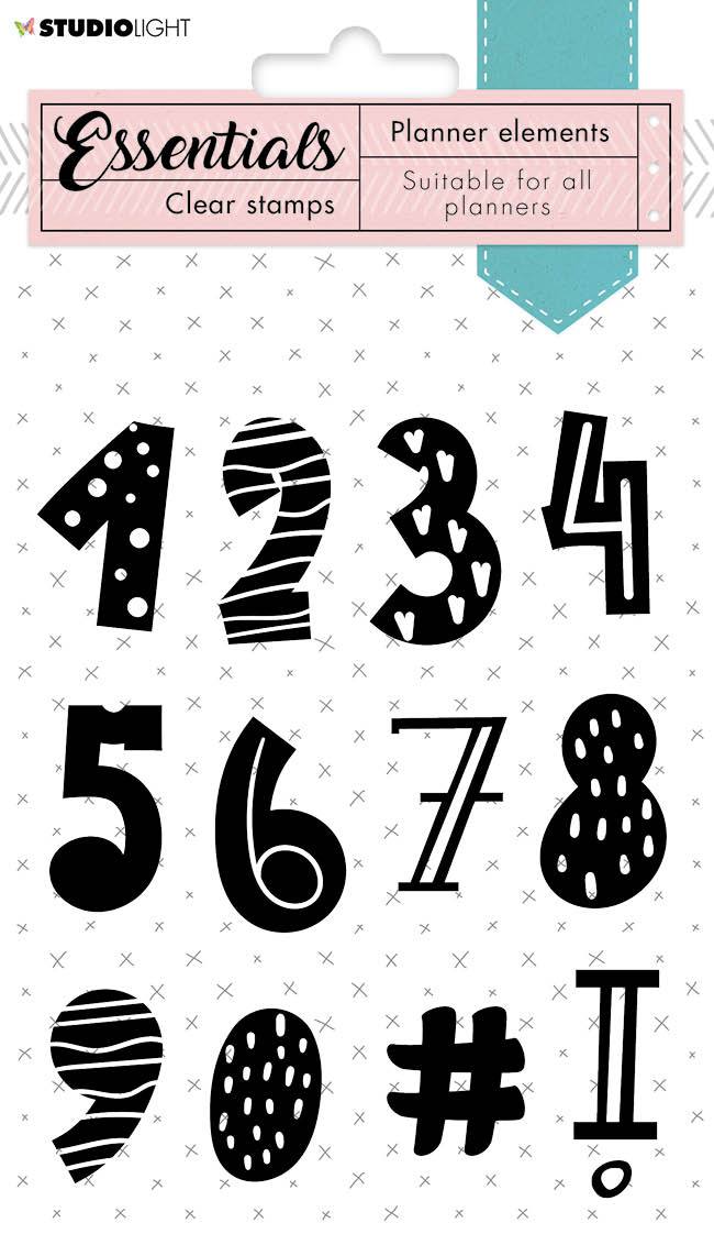 SL Clear Stamp Numbers Planner Essentials 105x148mm nr.05