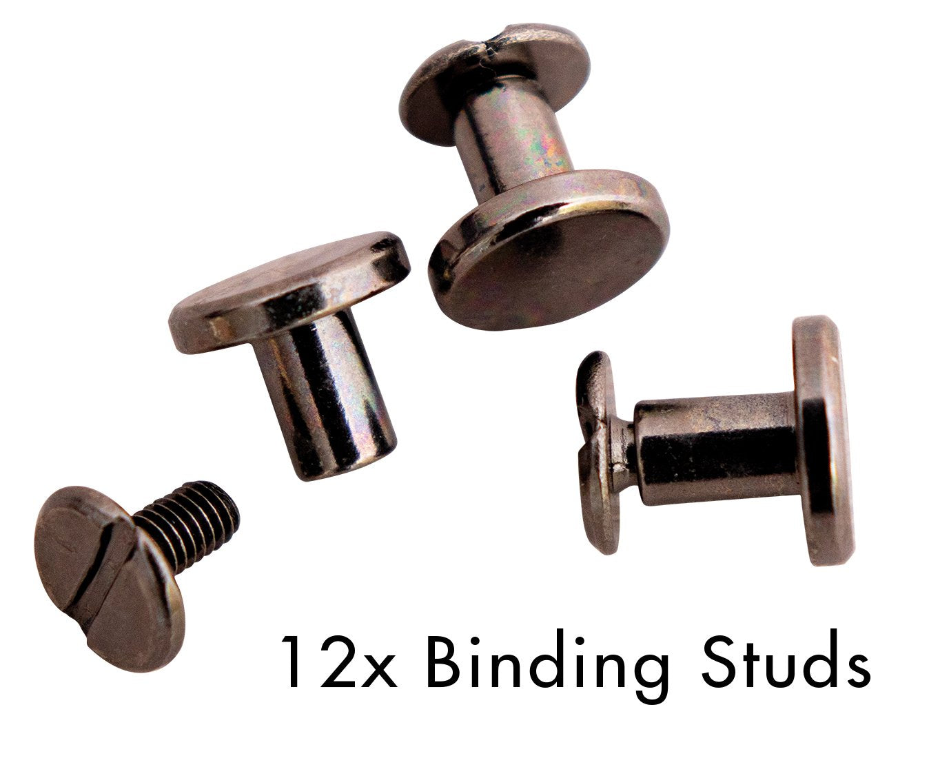 SL Binding Studs Black Planner Essentials 9x9x7mm 12 PC nr.01