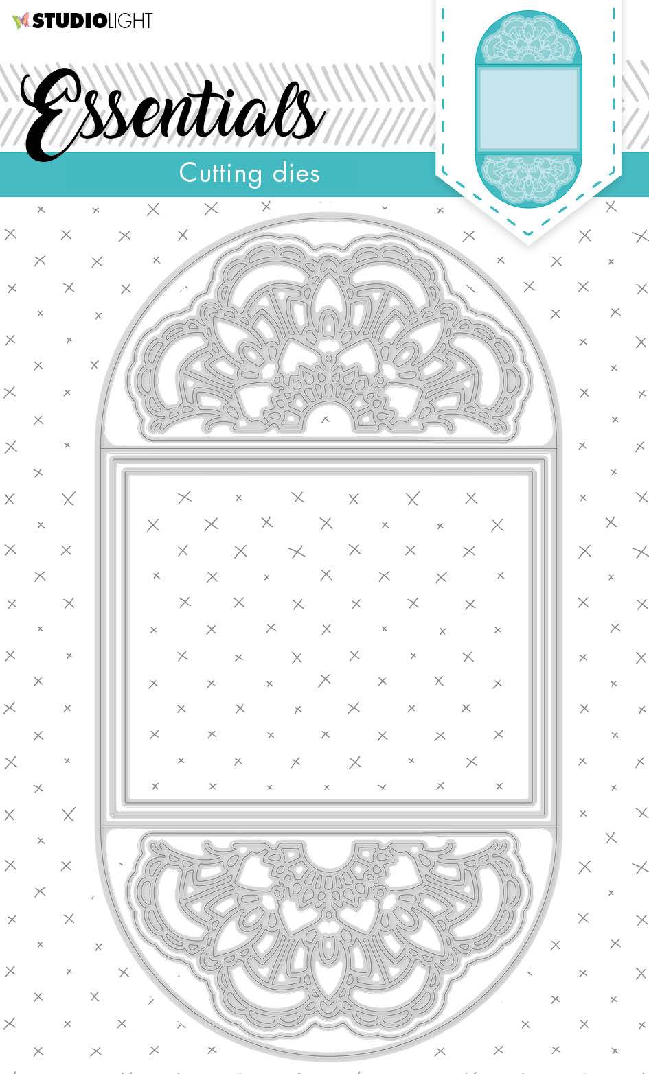 Cutting Die Cardshape Doily Essentials 115x210mm nr.398