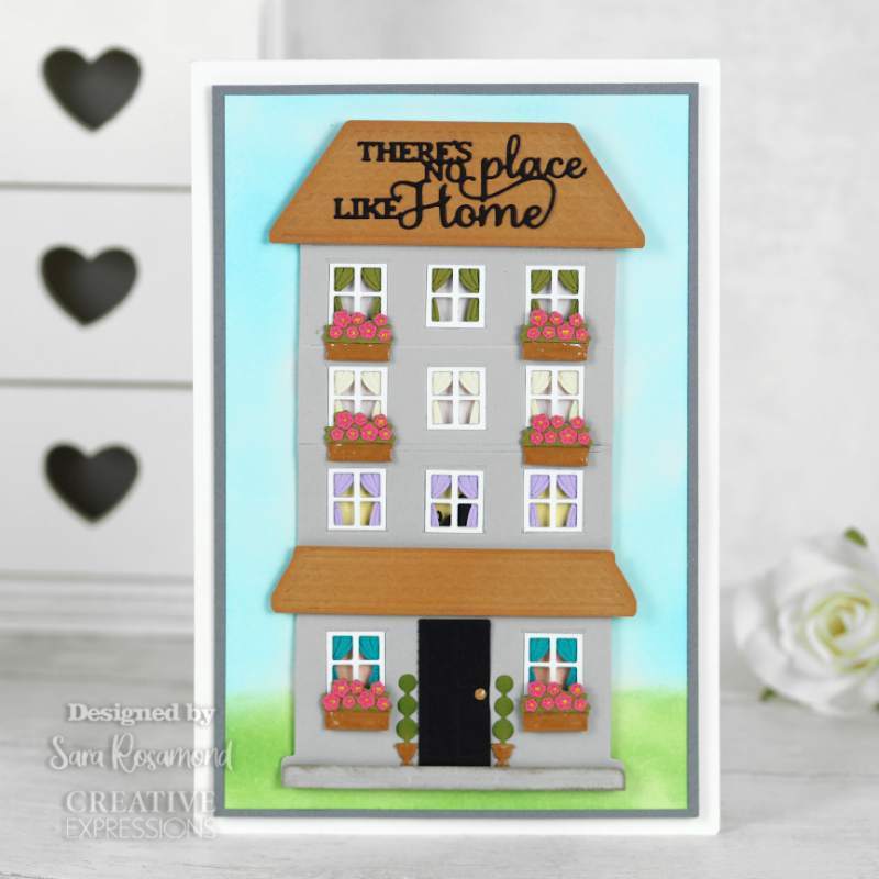 Creative Expressions Sue Wilson Shaped Cards House Front Craft Die