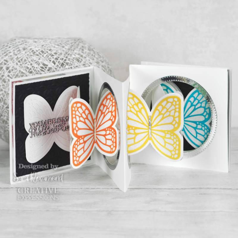 Creative Expressions Sue Wilson Shaped Cards Butterfly Craft Die