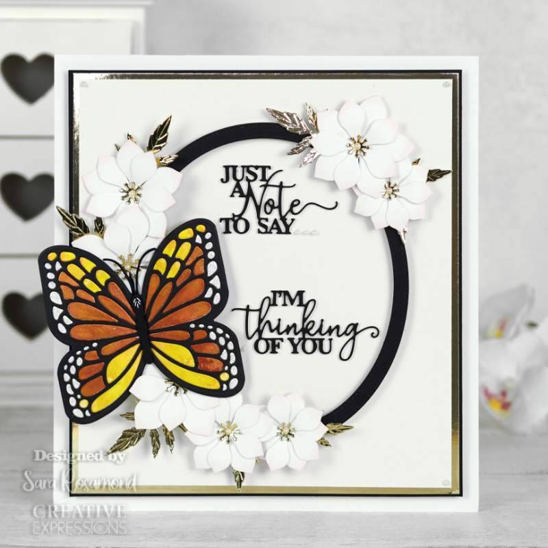 Creative Expressions Sue Wilson Shaped Cards Butterfly Craft Die