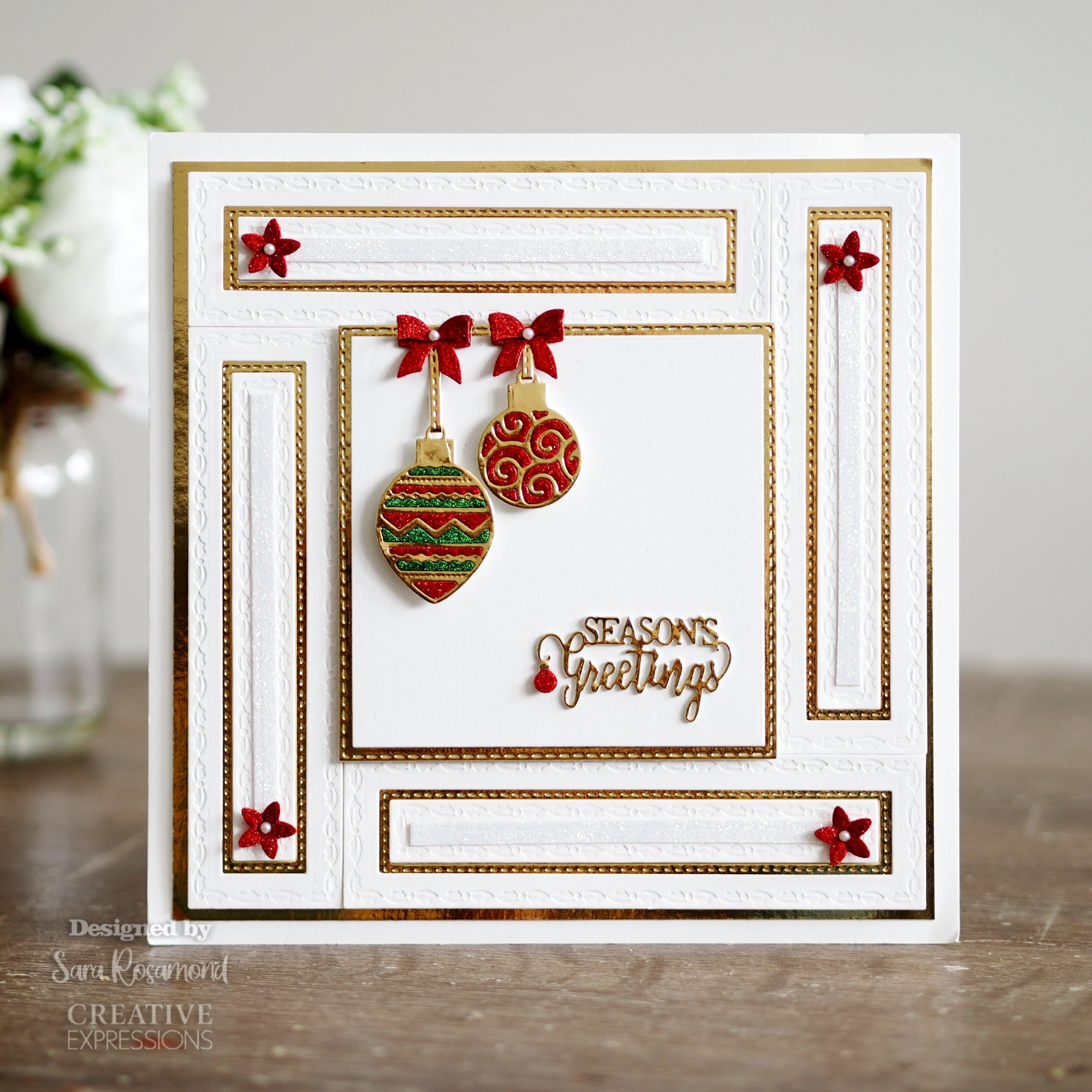 Creative Expressions Sue Wilson Mini Expressions Seasons Greetings Craft Die