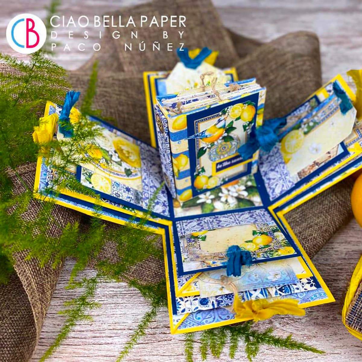 Ciao Bella Sicilia Patterns Pad 12"x12" 8/Pkg
