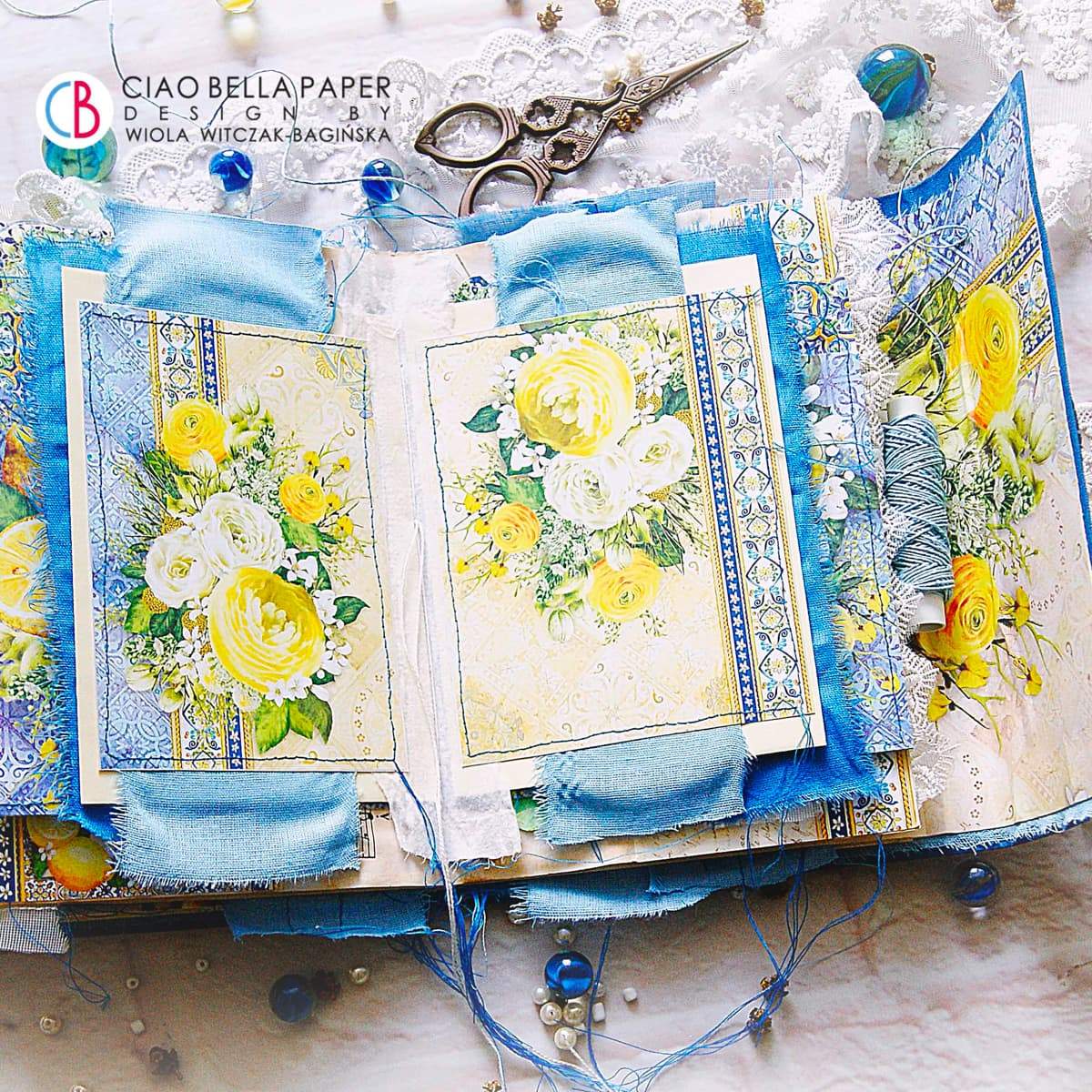 Ciao Bella Sicilia Patterns Pad 12"x12" 8/Pkg