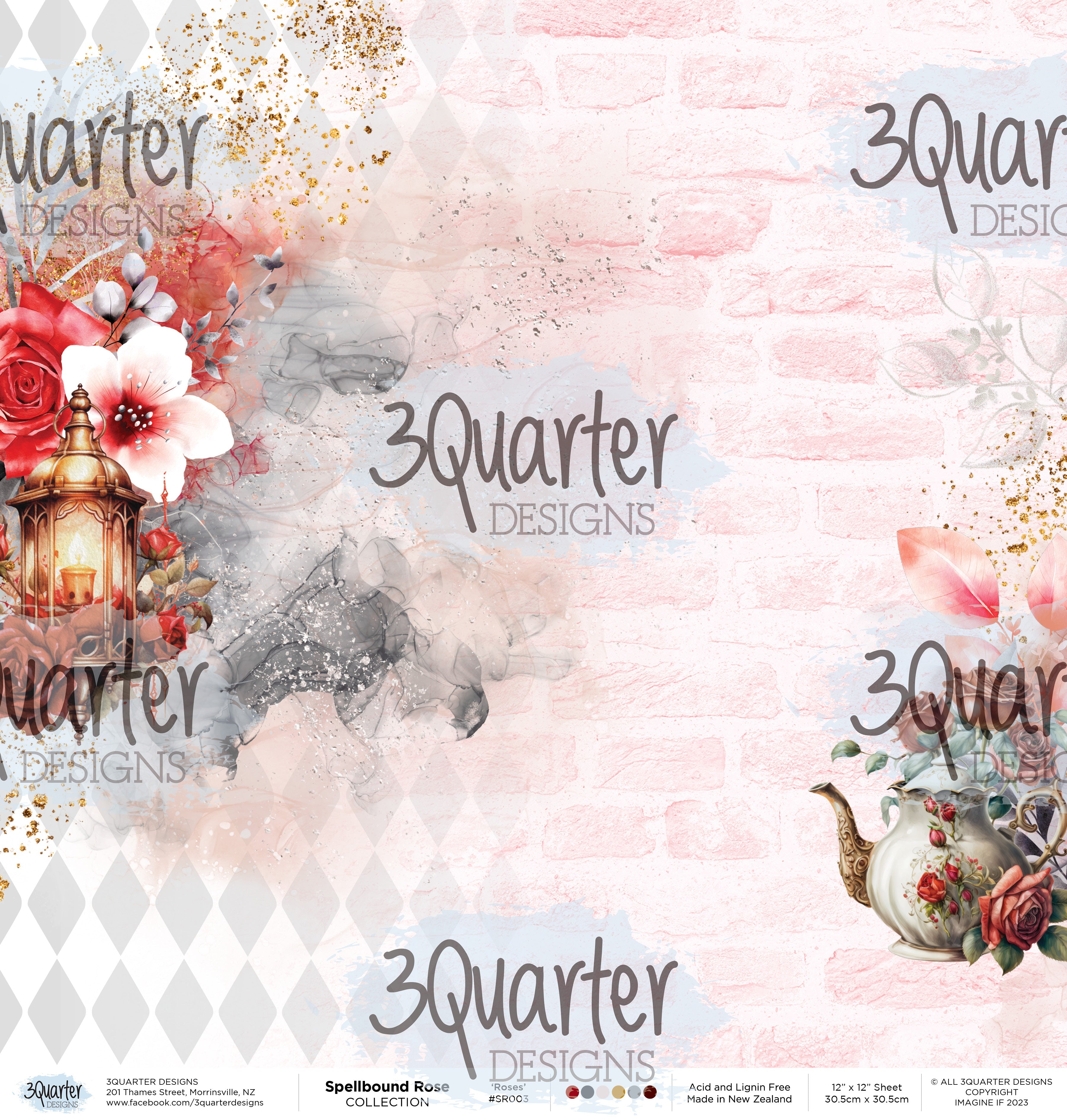 Spellbound Rose 12x12 Collection Pack