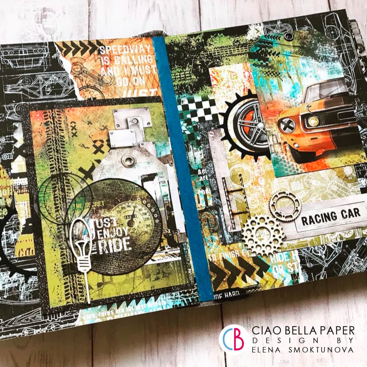 Ciao Bella Start Your Engines Creative Pad A4 9/Pkg