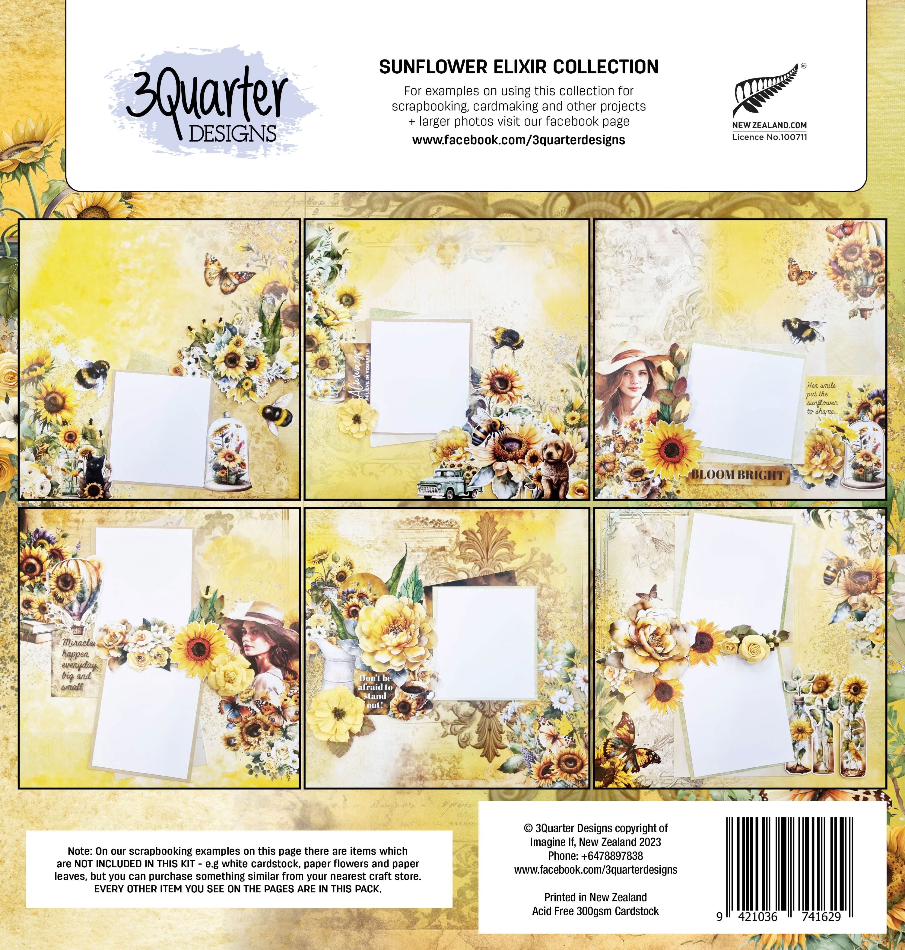 Sunflower Elixir 12x12 Collection Pack