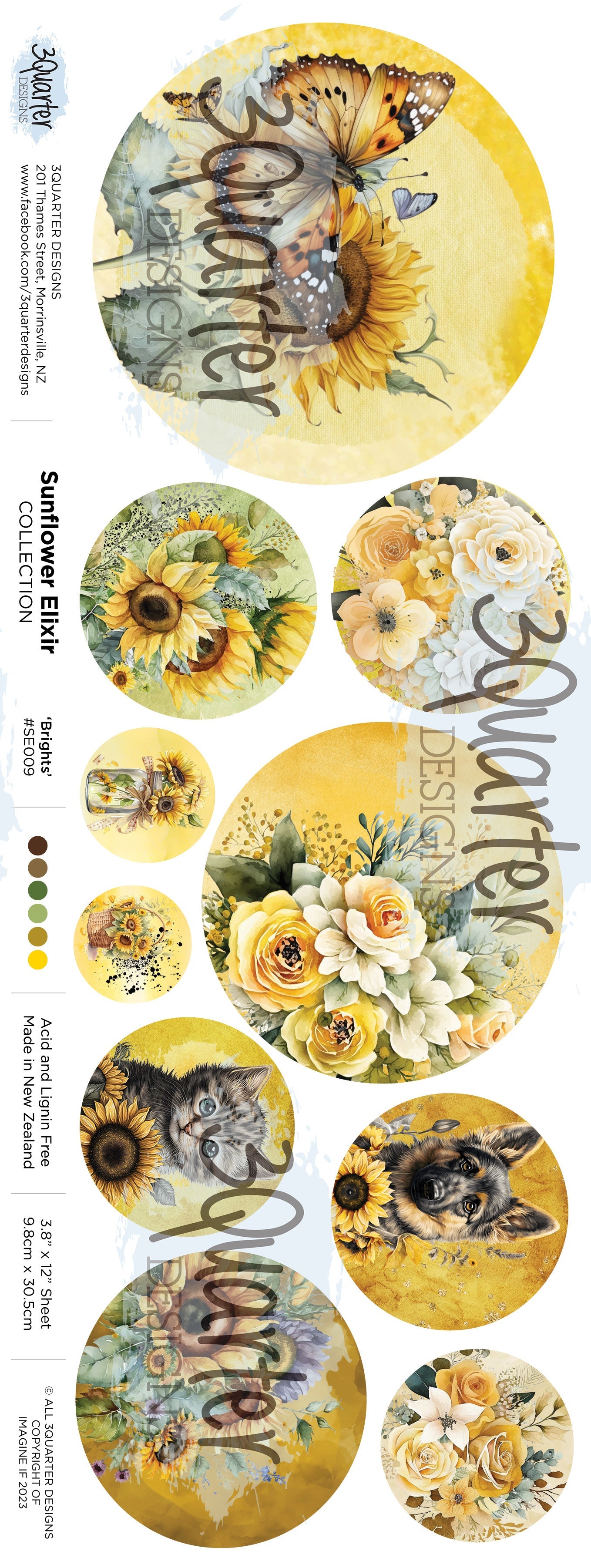 Sunflower Elixir 12x12 Collection Pack
