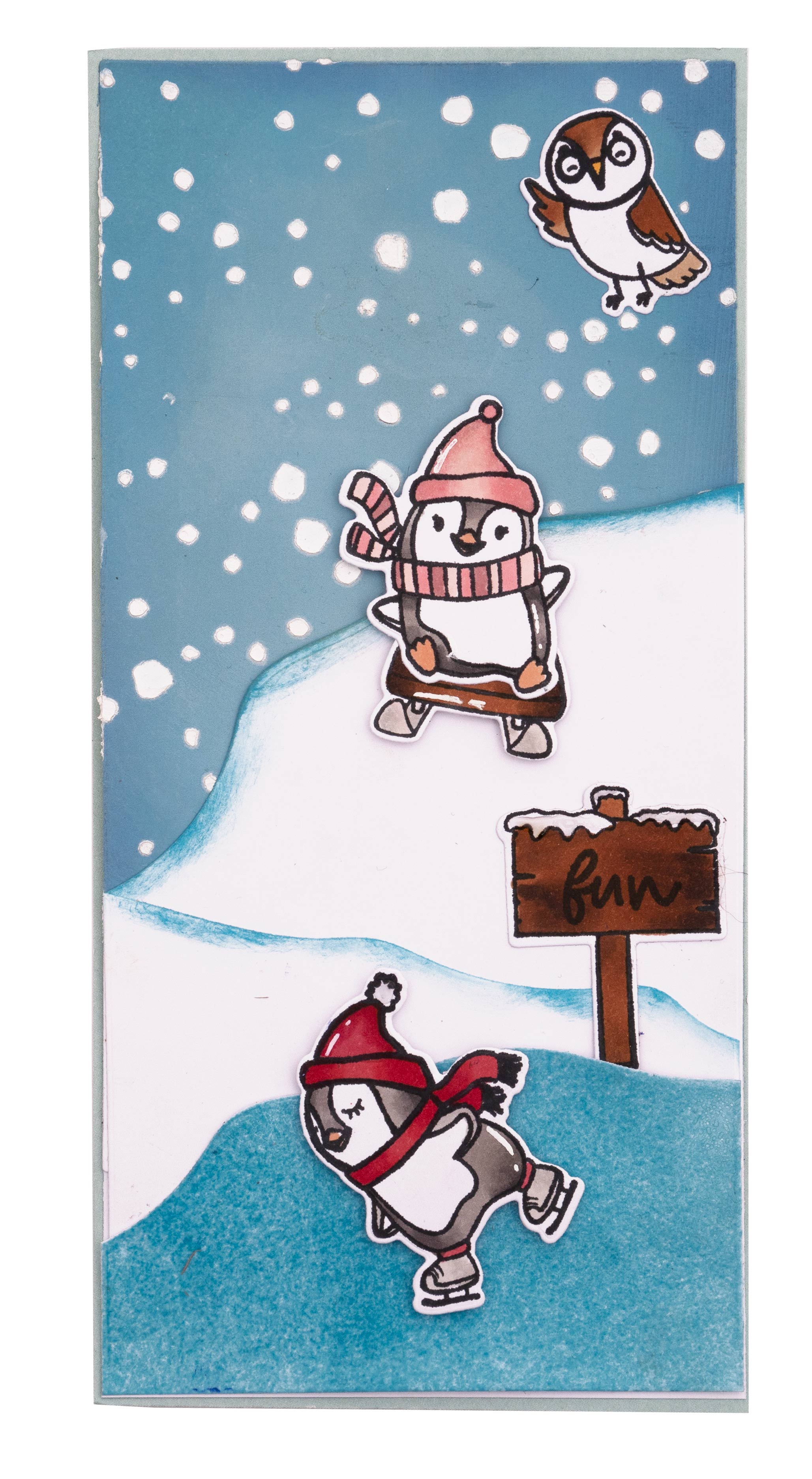 SS Stamp & Cutting Die Penguin  Sweet Stories 160x270x1mm 1 PC nr.18