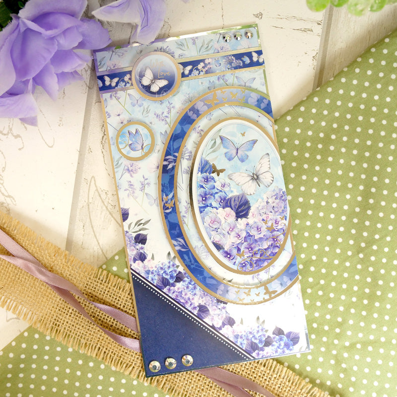 Butterfly Blues Luxury Topper Set