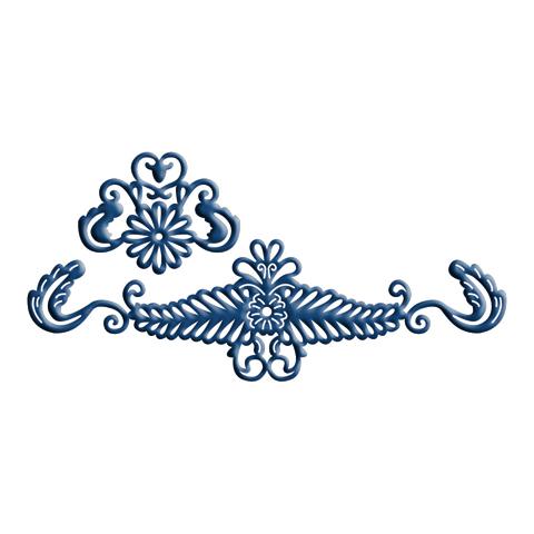 Tattered Lace Dies - Venetian Border Accent (2 pc)