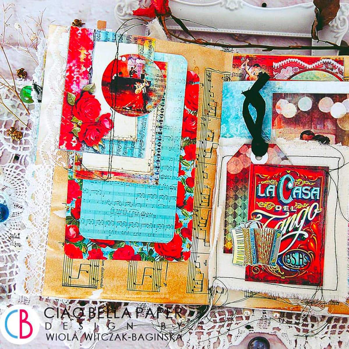 Ciao Bella Tango Paper Pad 6"x6" 24/Pkg