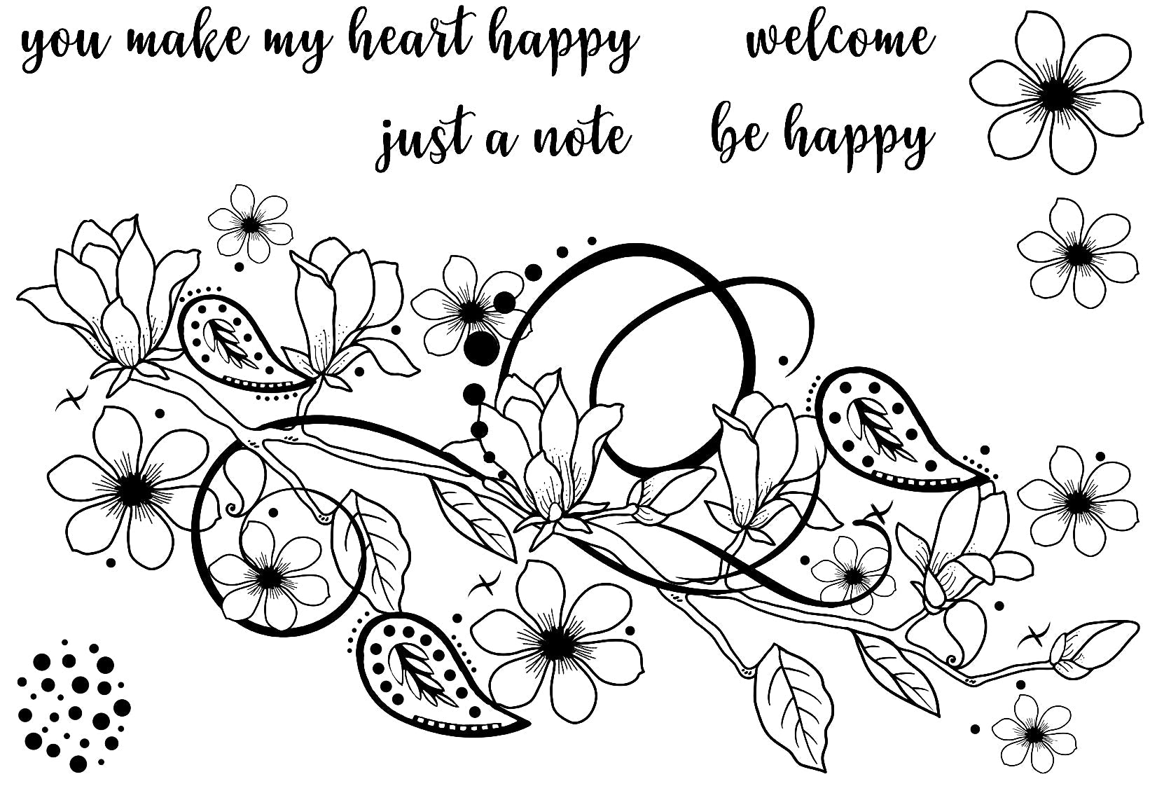 Creative Expressions Designer Boutique Hey Bud 6 in x 4 in Clear Stamp Set