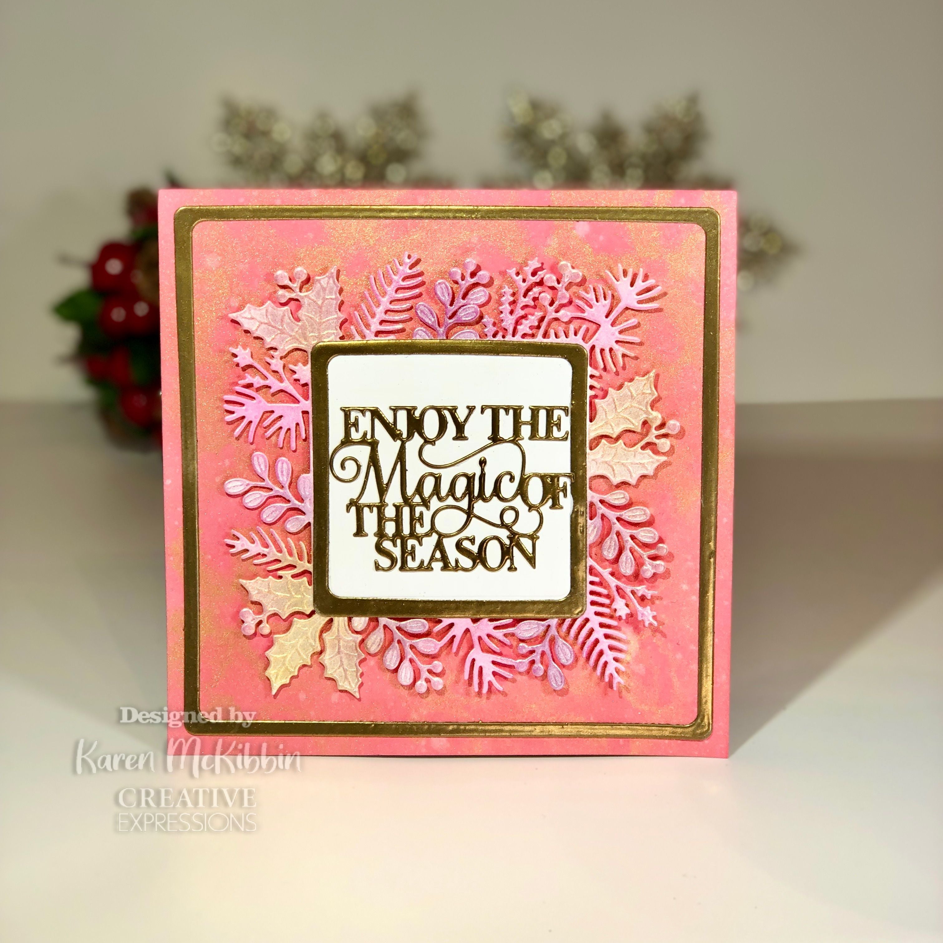 Creative Expressions Sue Wilson Festive Blustery Frame Craft Die