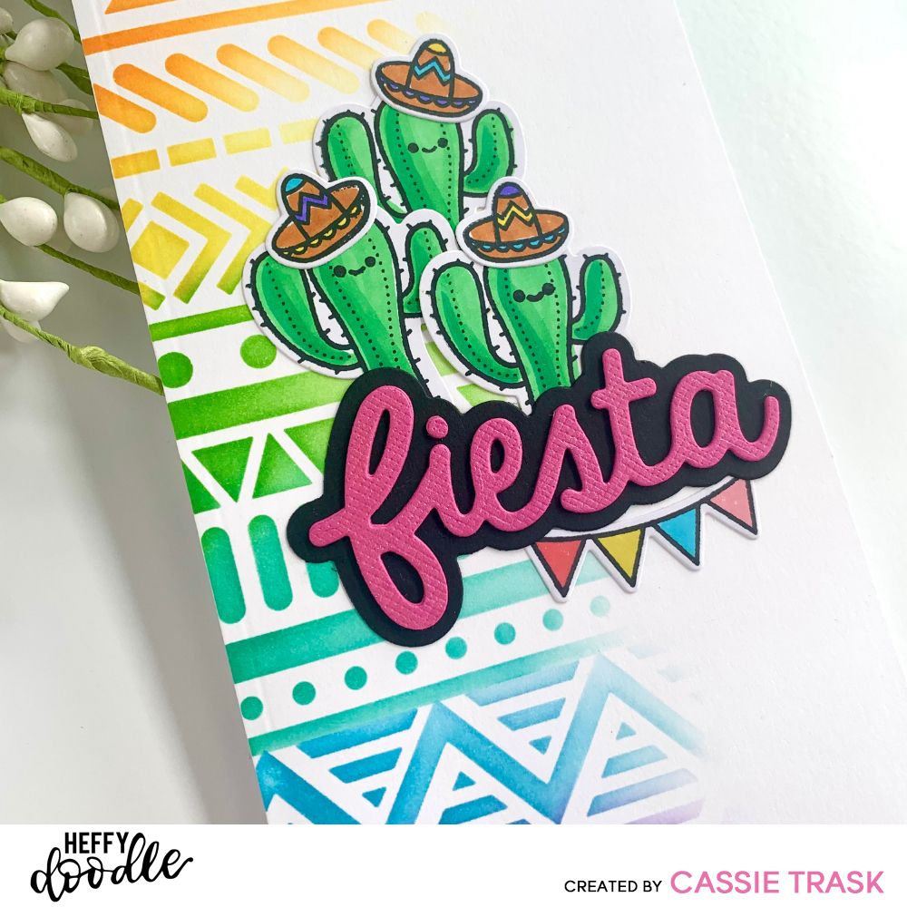 Fiesta Time Stencil