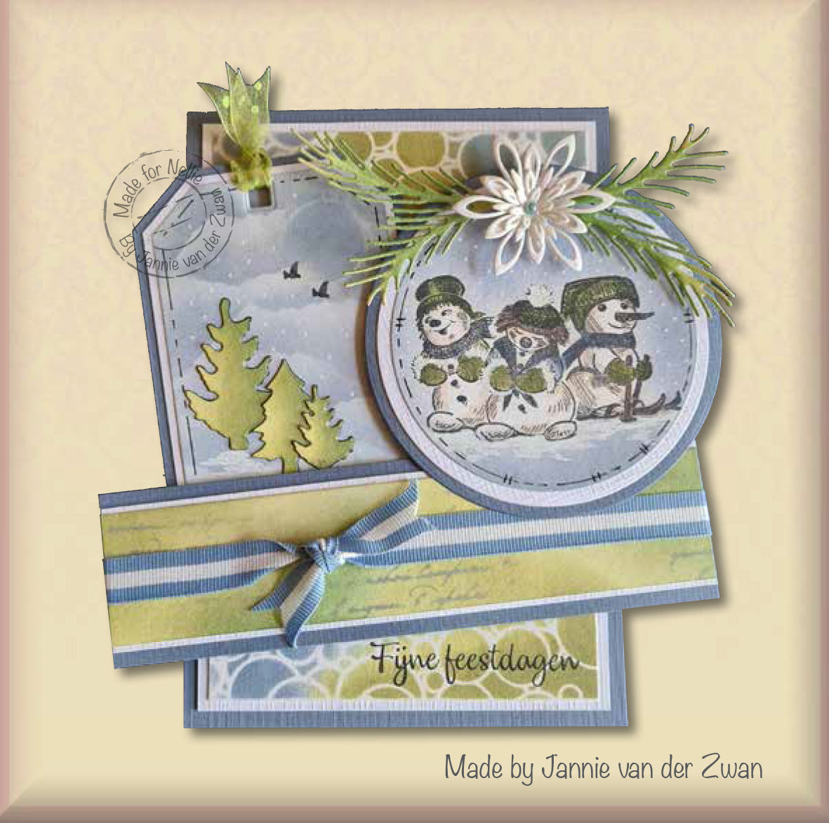 Nellie's Choice Clear Stamp Winter Time - Snowman With Top Hat