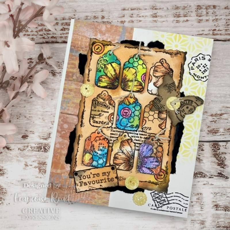 Woodware Francoise Read Junk Journal Chapter One 8in x 8in Paper Pad