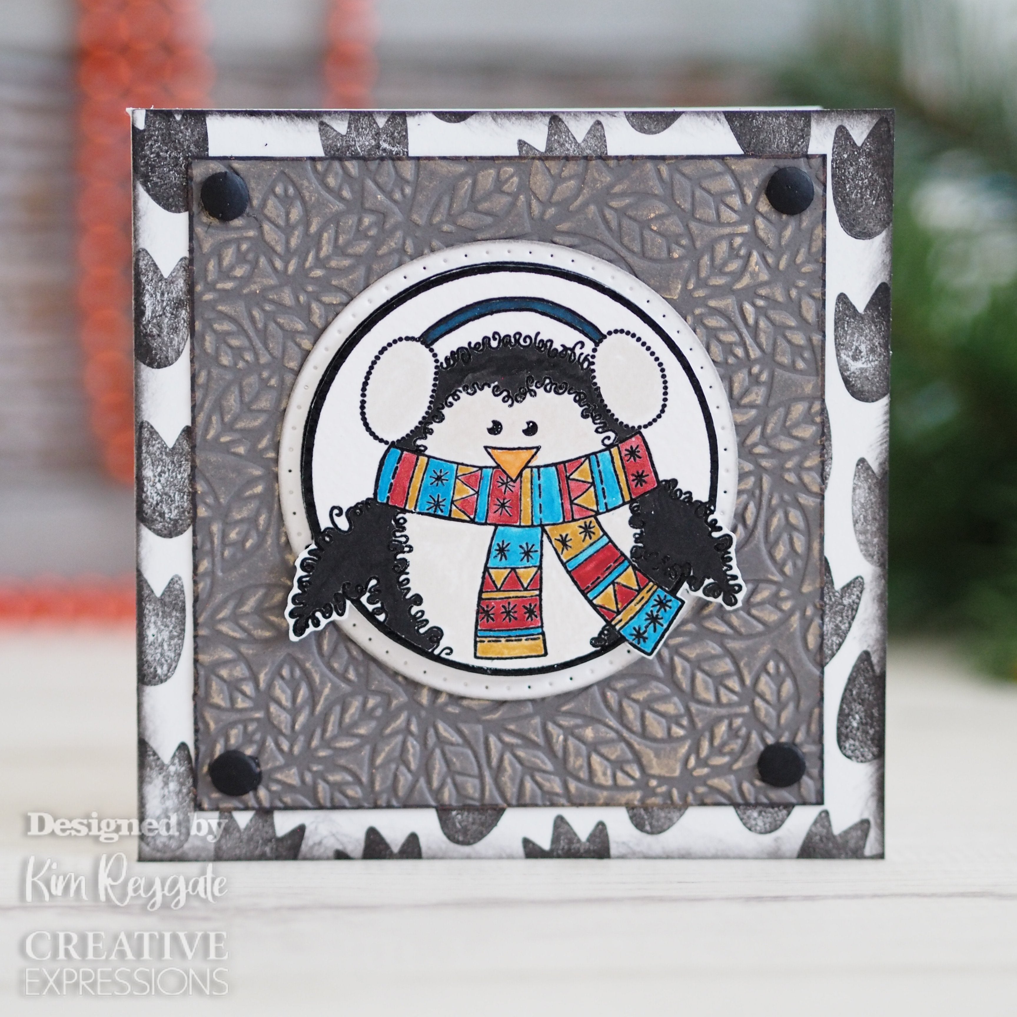 Woodware Clear Singles Festive Fuzzies - Mini Penguin 3.8 in x 2.6 in Stamp