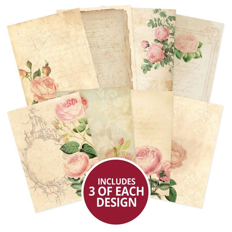 Adorable Scorable Pattern Packs - Vintage Roses