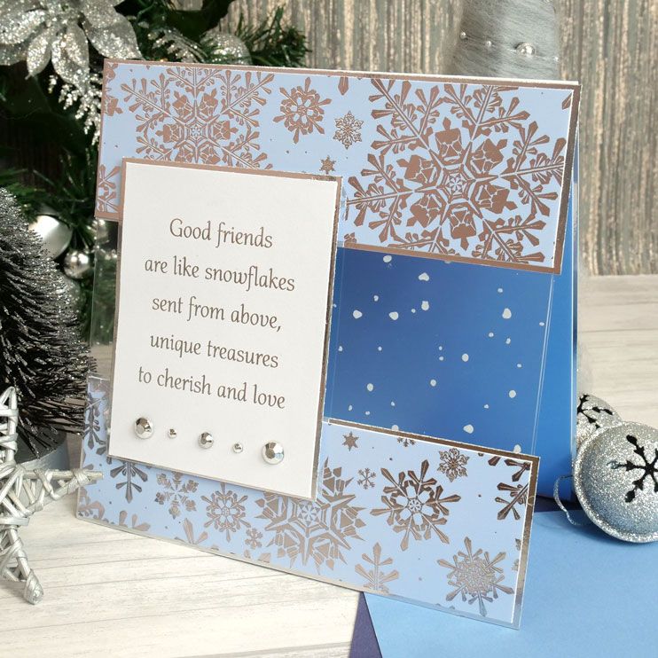 Festive Foiled Card Megabuy