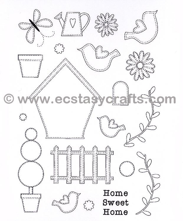 Creative Expressions Stamp - In The Garden