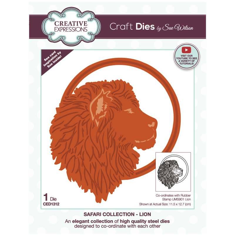 Sue Wilson Safari Collection Lion Craft Die