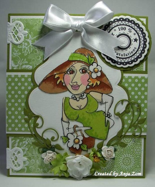 Marianne Design: Collectables Die & Stamp Set - Circle die & sentiments