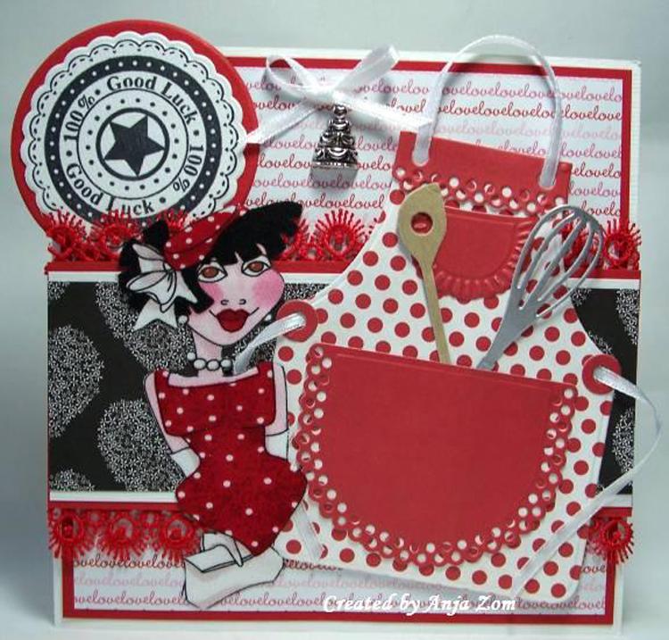 Marianne Design: Collectables Die & Stamp Set - Circle die & sentiments