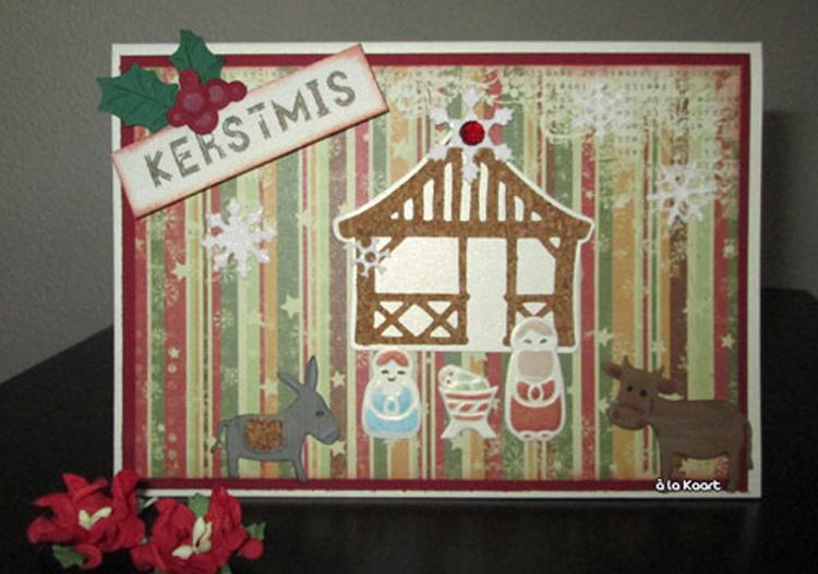 Marianne Design: Collectables Dies & Stamp Set - Xmas Village Chalet