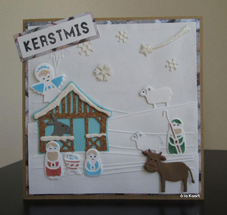 Marianne Design: Collectables Dies & Stamp Set - Xmas Village Chalet