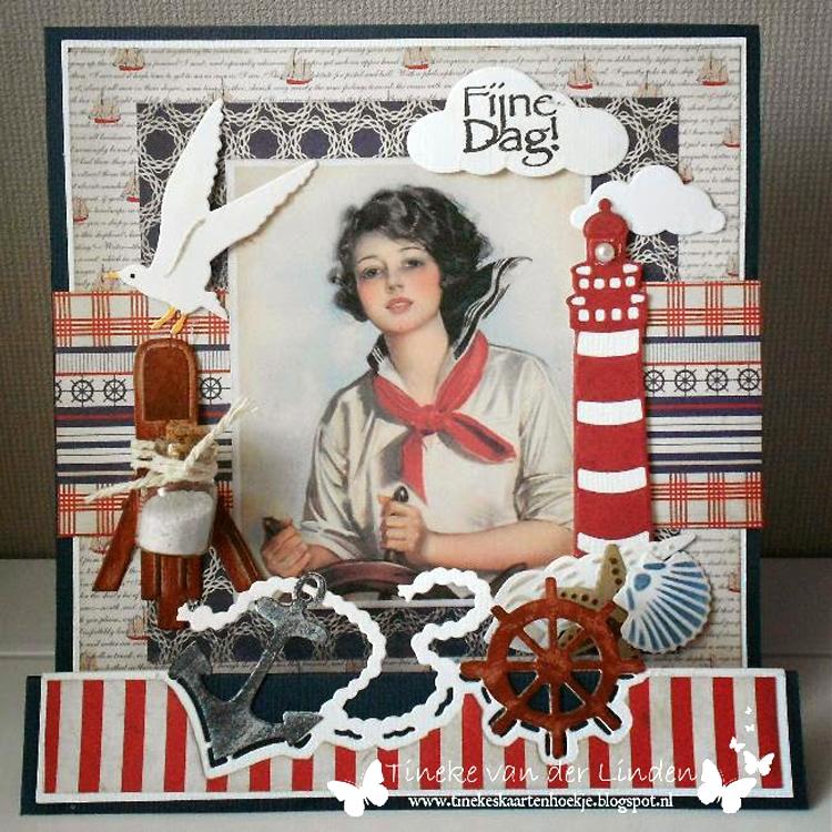 Marianne Design: Tiny's Folding Dies - Nautical