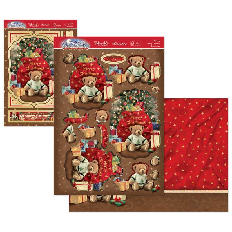 Christmas Wishes Deco-Large Set - A Beary Merry Christmas