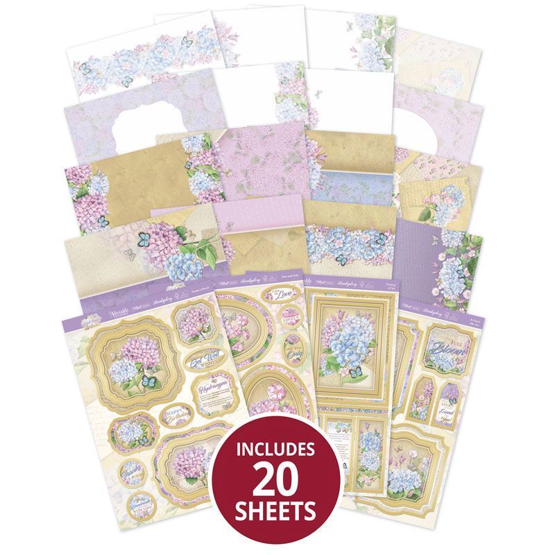 Deluxe Craft Pads - Forever Florals Hydrangea