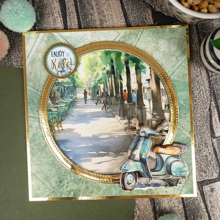 Enjoy Your Trip Decoupage Topper Sheet