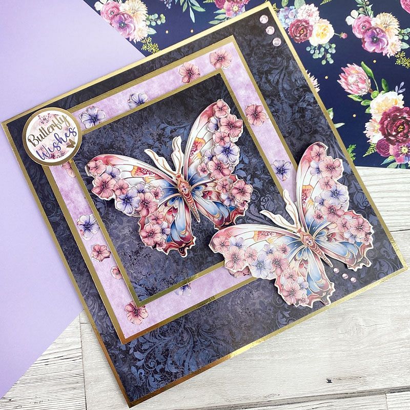 Bejewelled Beauty Decoupage Topper Sheet