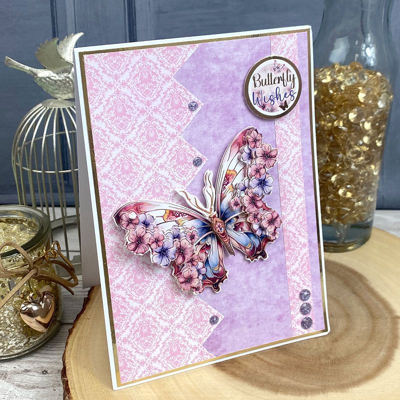 Bejewelled Beauty Decoupage Topper Sheet