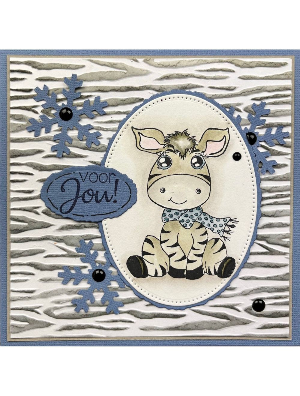 Nellie's Choice - 3D Embossing Folder Zebra