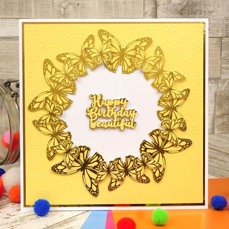 Rainbow Brights Butterflies Embellishments