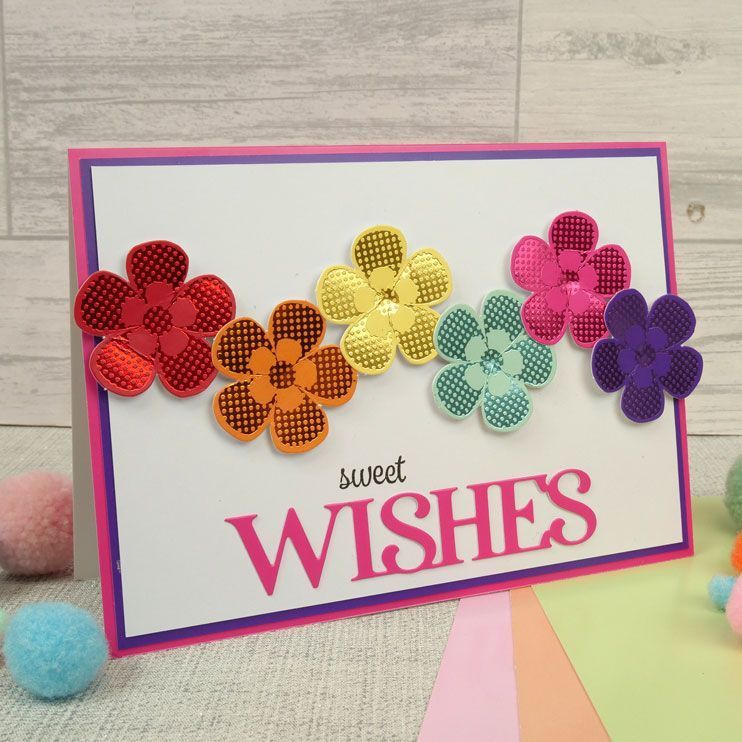 Rainbow Brights Floral Embellishments