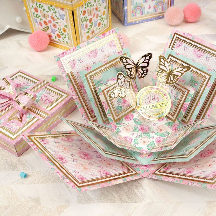 Exploding Boxes Project Kit - Floral Box