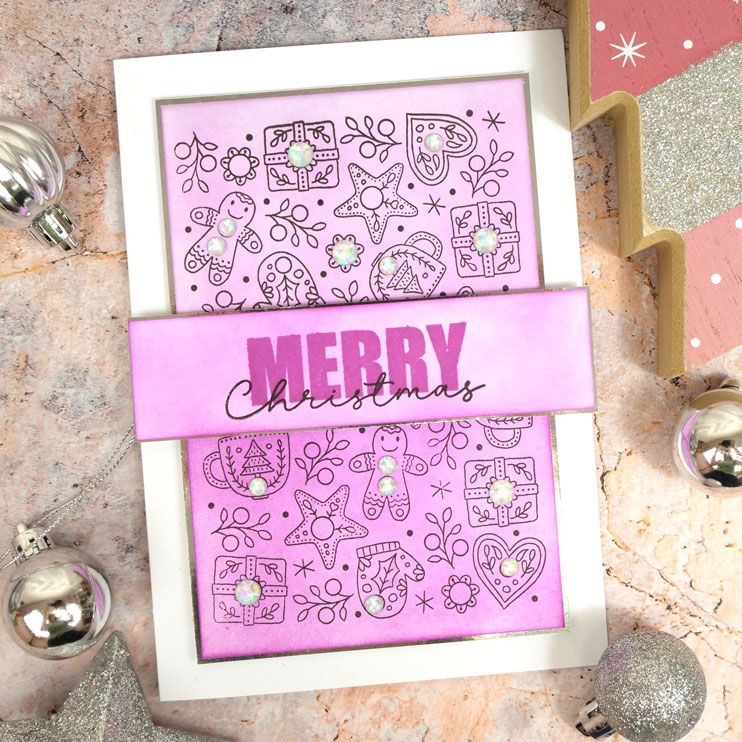 For the Love of Stamps - A Patterned Christmas